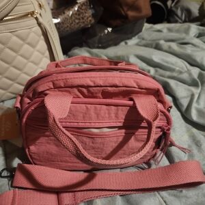 Chic Pink Crossbody Bag